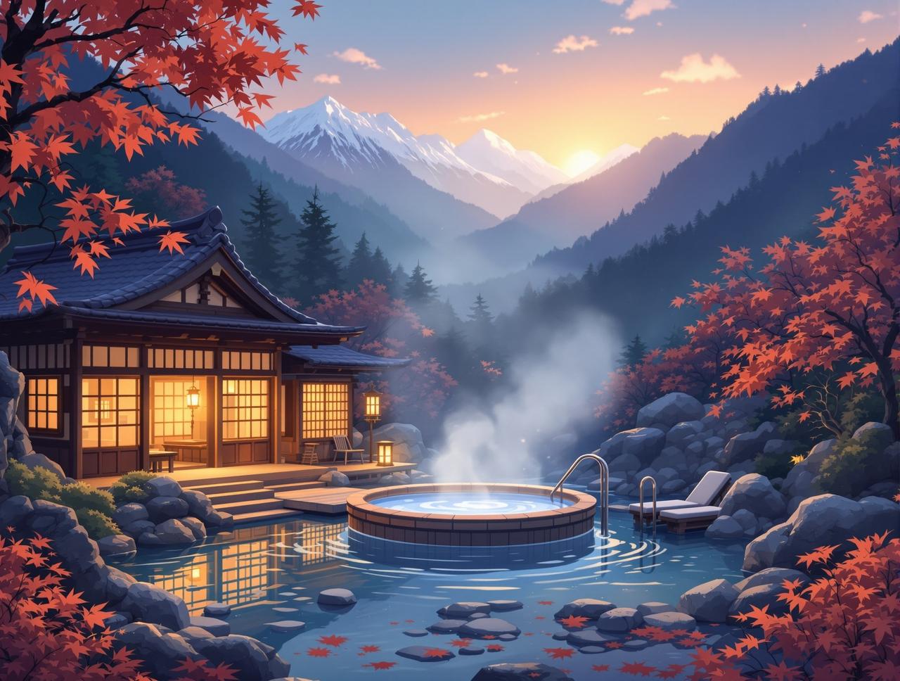 漫剧网-免费 - 温泉旅店 - 山间疗愈物语