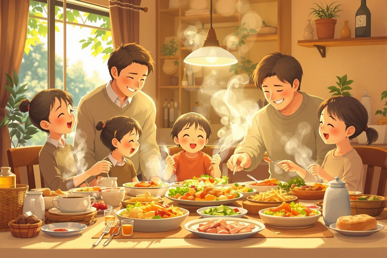 漫剧网-免费 - 家的味道系列 - 食物承载记忆，家是永远的港湾。围绕家庭餐桌的温情故事，每一口都是爱的味道。